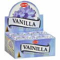 HEM Vanilla Incense Cones 120 Count (12 Packs of 10)