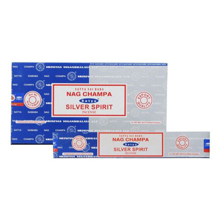 Satya Nag Champa + Silver Spirit Incense