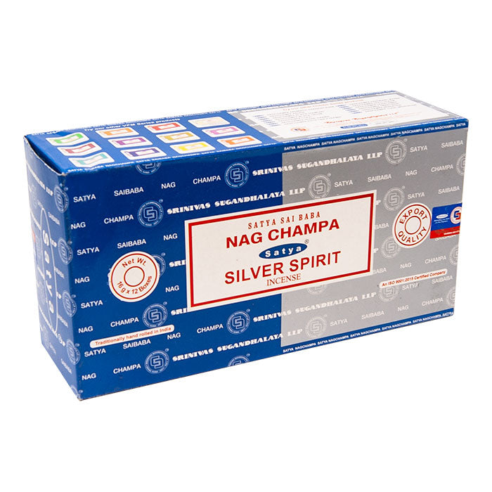 Satya Nag Champa + Silver Spirit Incense