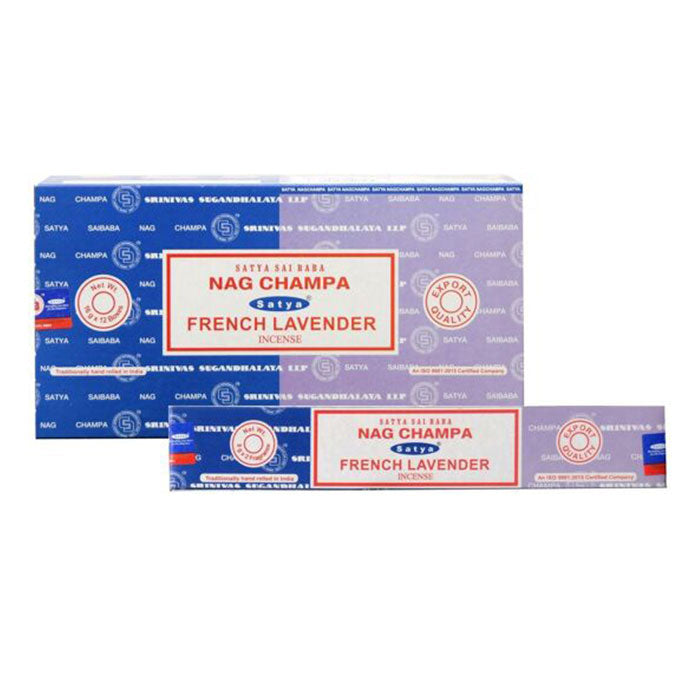 Satya Nag Champa + French Lavender Incense – 16g