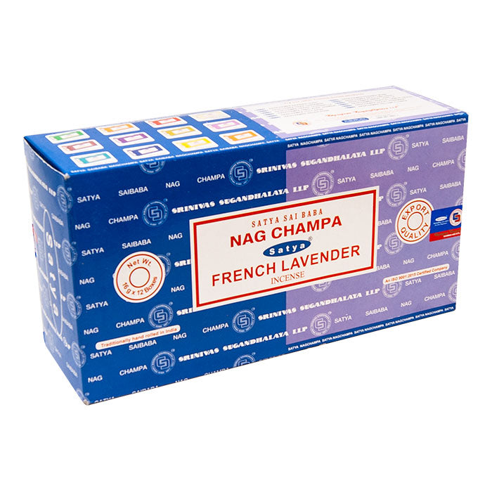 Satya Nag Champa + French Lavender Incense – 16g