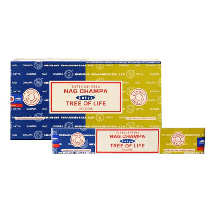 Satya Nag Champa + Tree of Life Incense
