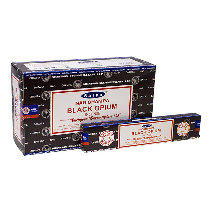 Satya Black Opium Incense – 15g