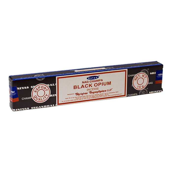 Satya Black Opium Incense – 15g