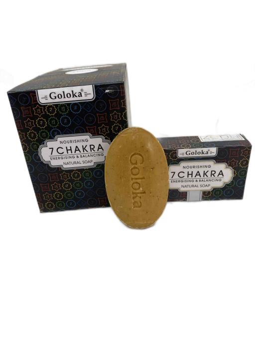 7 Chakra Natural Soap 75g – Herbal Energy Balancing Bath Bar for Mind & Body