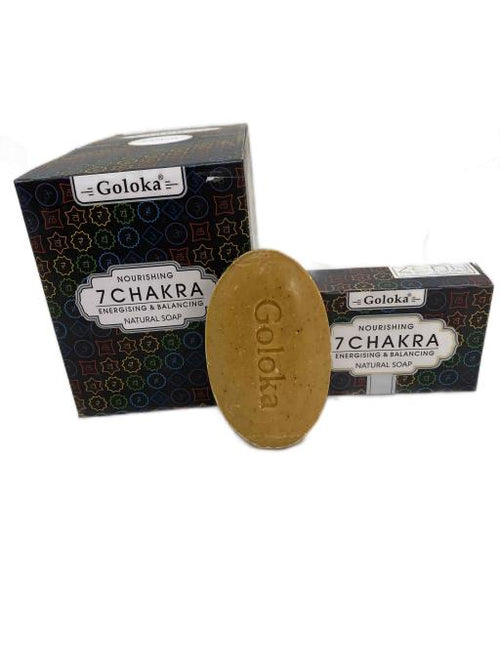 7 Chakra Natural Soap 75g – Herbal Energy Balancing Bath Bar for Mind & Body