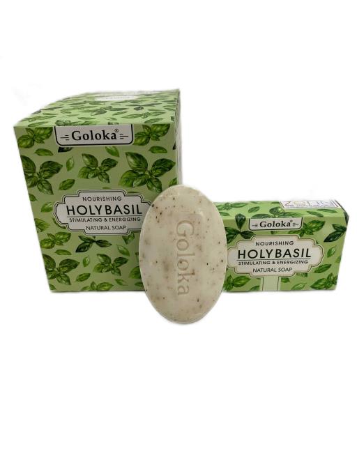 Holy Basil (Tulsi) Natural Soap 75g – Herbal Purifying & Antibacterial Bath Bar
