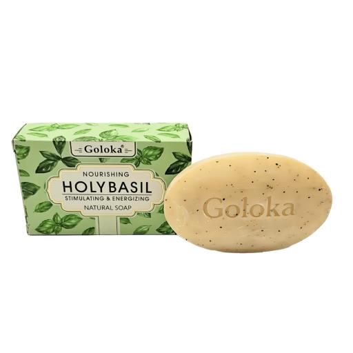Holy Basil (Tulsi) Natural Soap 75g – Herbal Purifying & Antibacterial Bath Bar
