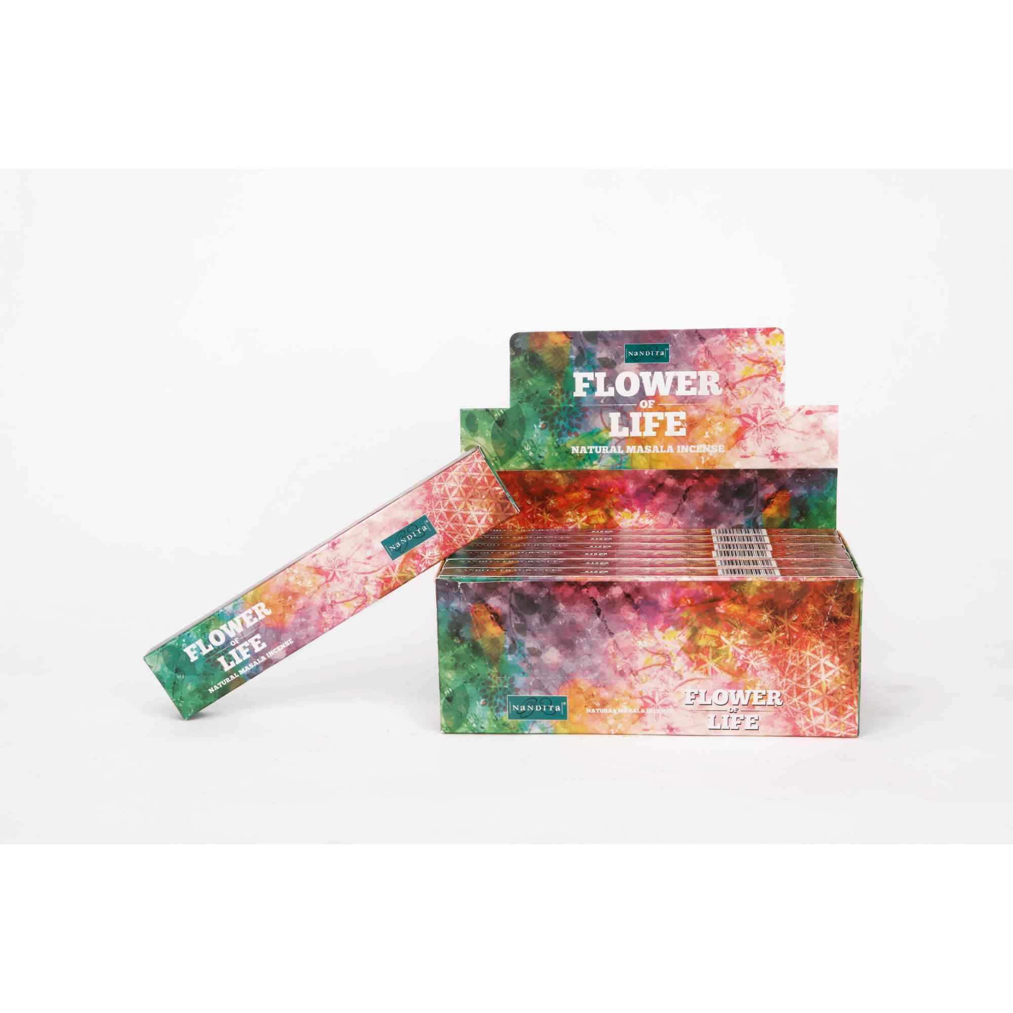 Nandita Flower Of Life Incense, 15g 7.8''