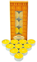 Goloka Nag Champa Tea Light Candles (10 Per Pack)