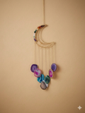 Celestial Tree of Life Agate Moon Wall Hanging