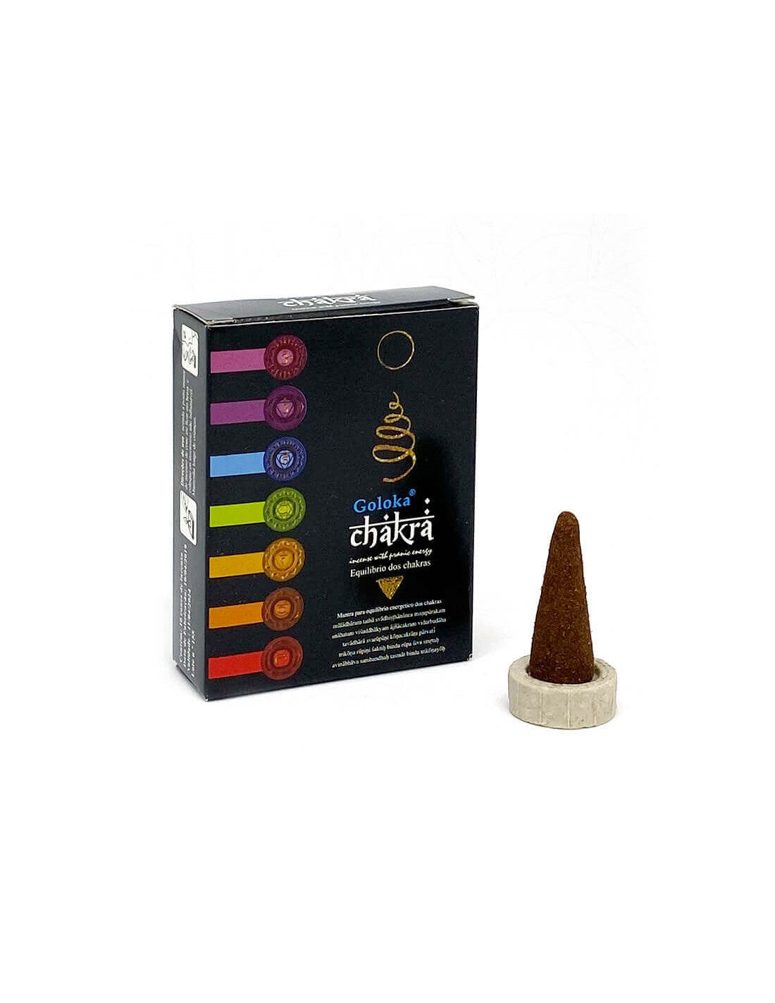 Goloka Chakra 7-In-One Incense Cones