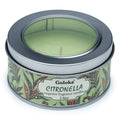 Citronella Travel Tin Candle 2.4 oz – Outdoor Aromatherapy Candle for Fresh & Insect-Free Ambiance