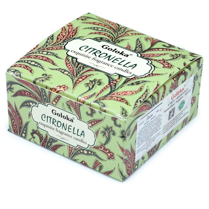 Citronella Travel Tin Candle 2.4 oz – Outdoor Aromatherapy Candle for Fresh & Insect-Free Ambiance