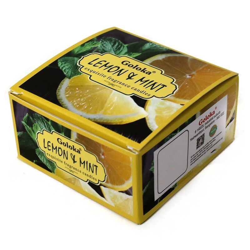 Lemon & Mint Travel Tin Candle 2.4 oz – Refreshing Aromatherapy Candle for Energy & Clarity