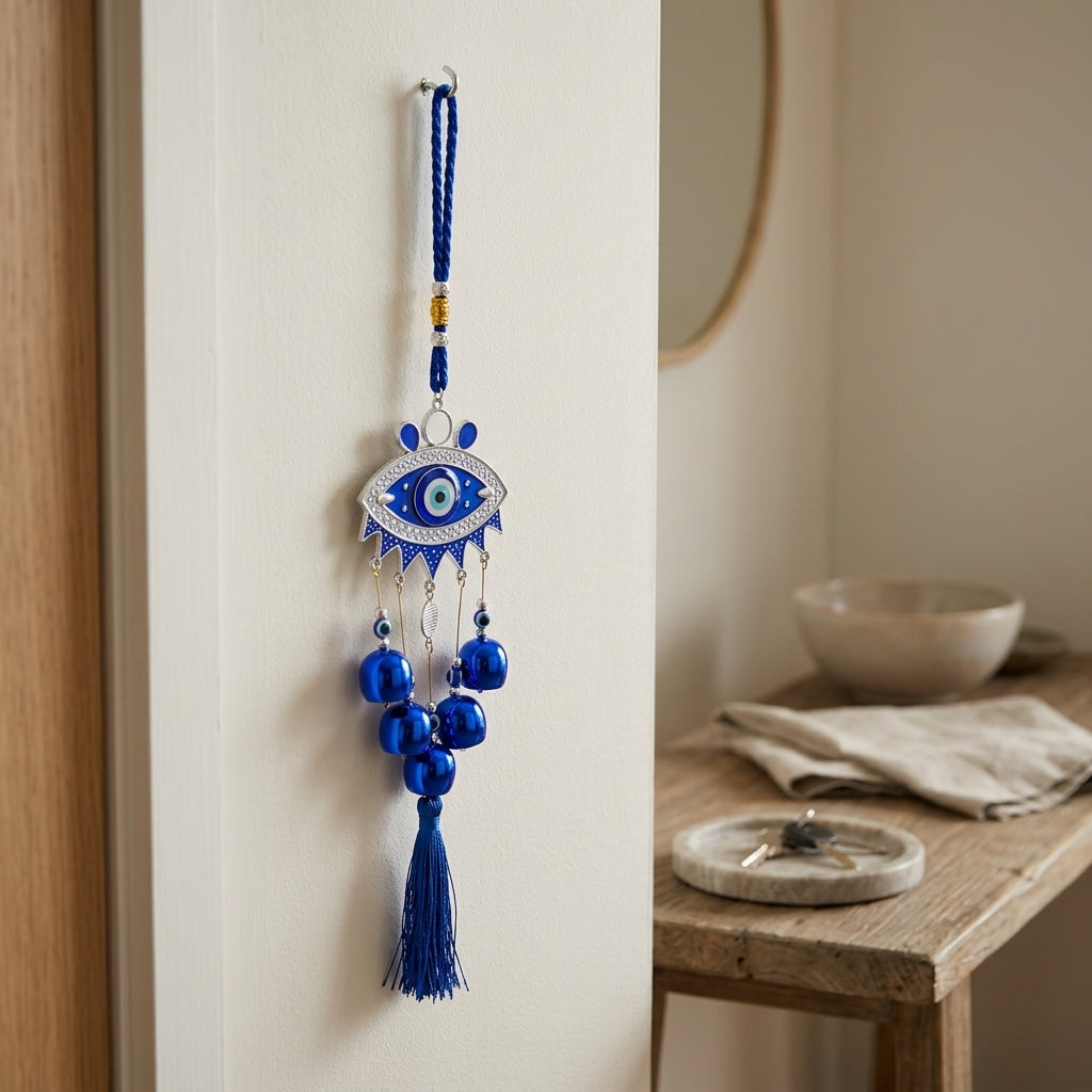 Blue Evil Eye Hanging Charm for Protection