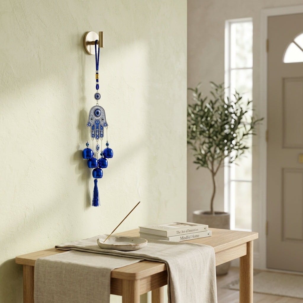 Hamsa Evil Eye Hanging Charm