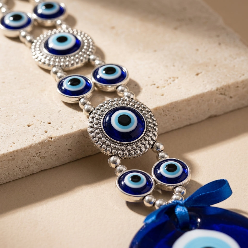 Blue Evil Eye Hanging Accent