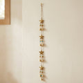 Celestial Star Wall Hanging with Chimes & Beads | Boho & Esoteric Decor