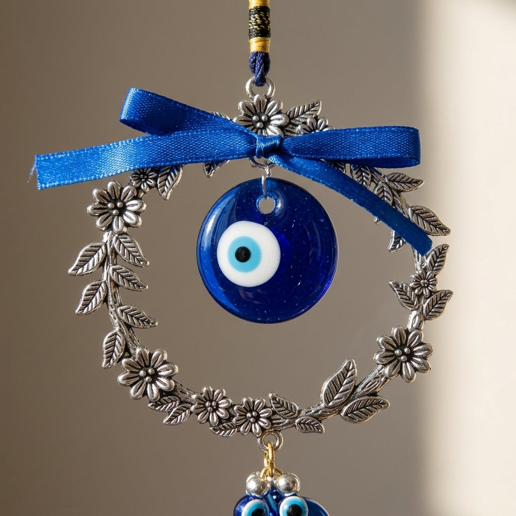 Blue Evil Eye Charm Hanging