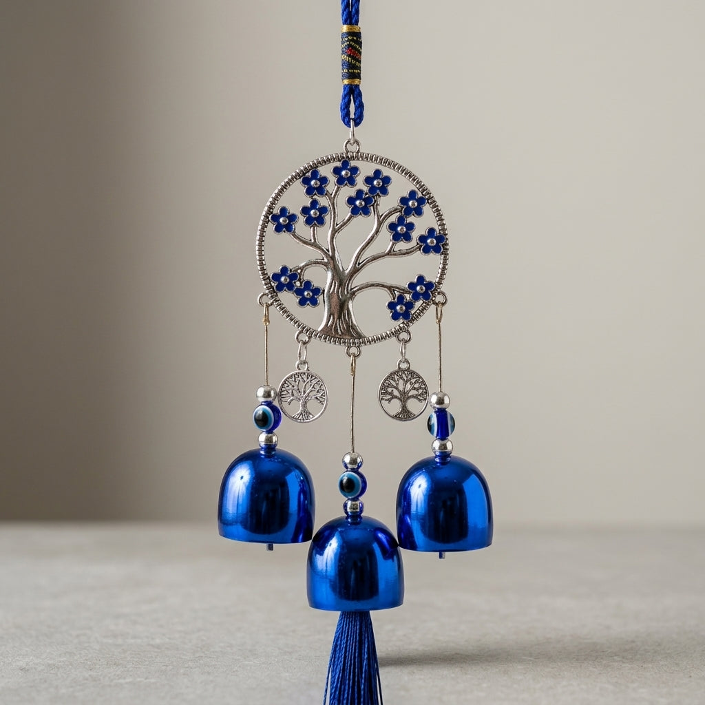 Blue Tree of Life Catcher Charm