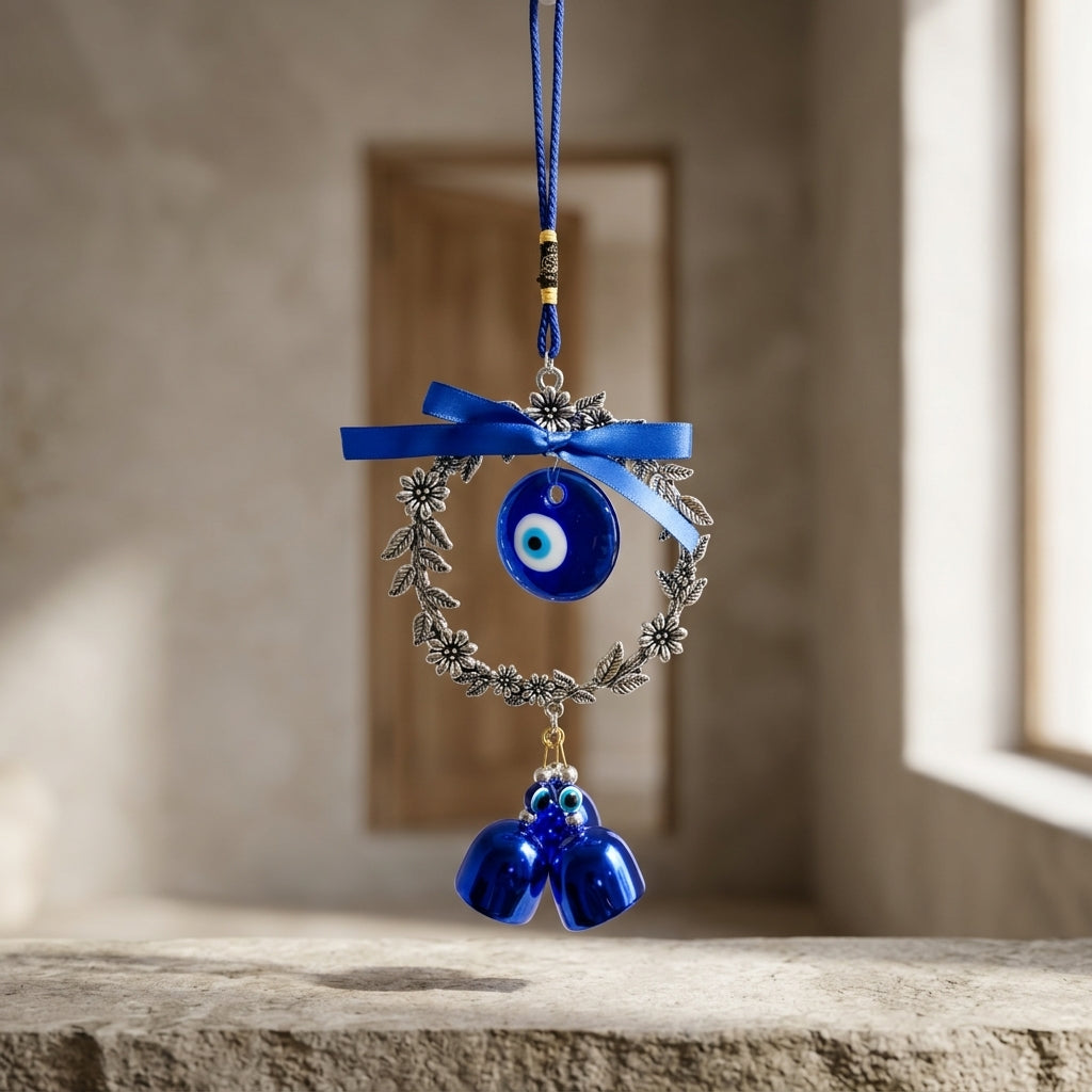 Blue Evil Eye Charm Hanging