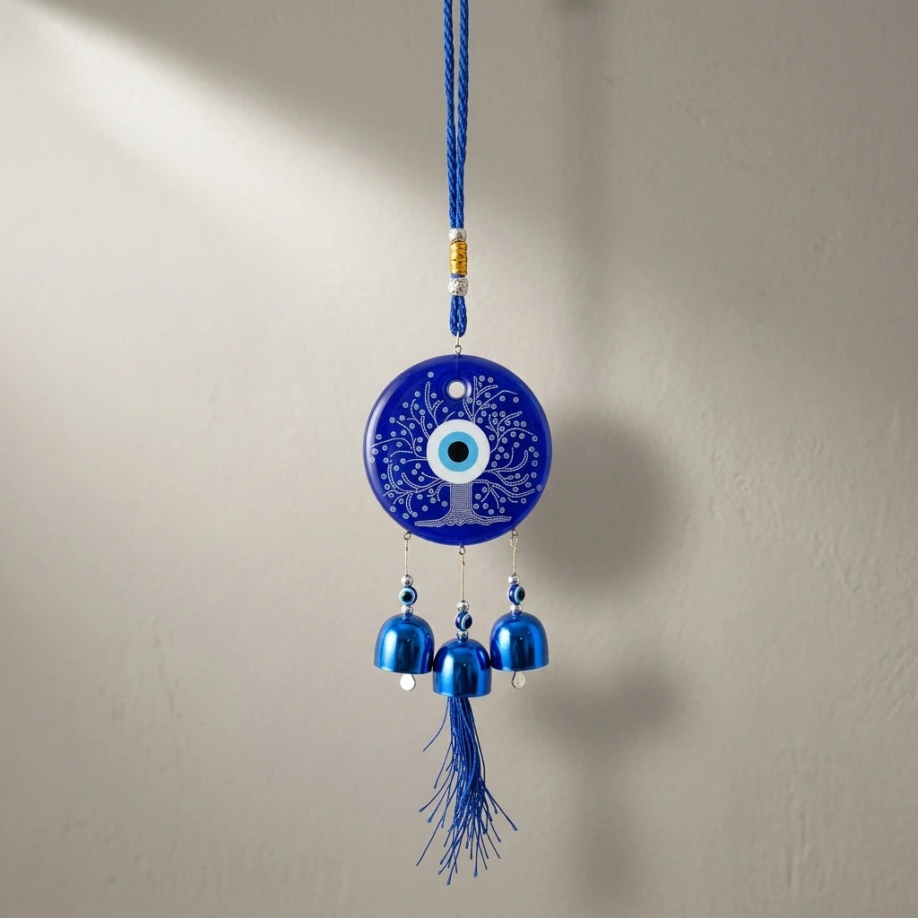 Evil Eye Hanging Talisman – Protective Spiritual Home Décor
