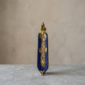 Mosaic Buddha Incense Boat Holder – Lapis Blue & Gold Sacred Decor