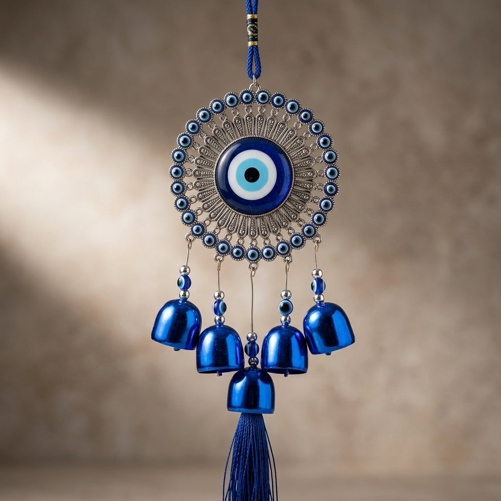 Blue Evil Eye Charm Hanging