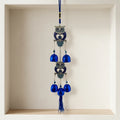 Blue Owl Hanging Charm – Spiritual Protective Décor Accent