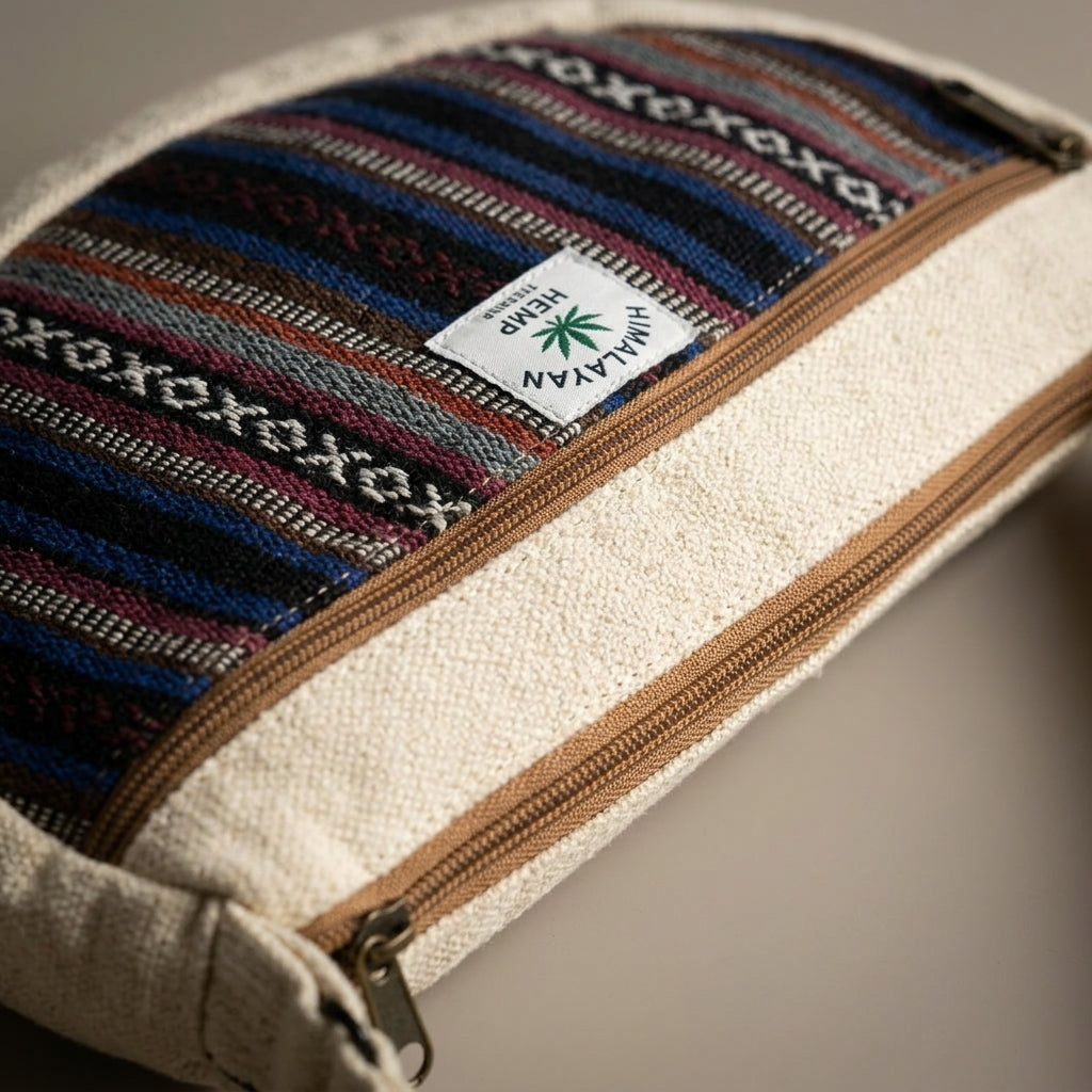 Himalayan Hemp Crossbody Sling Bag – Artisan Style for Everyday Carry