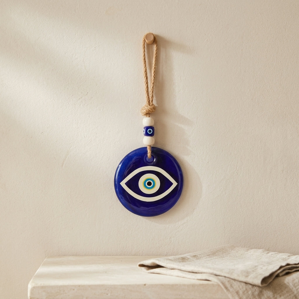 Handmade Nazar Evil Eye Door Hanging | Spiritual Home Protection Talisman