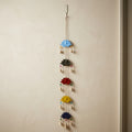 Sacred Lotus Multi-Tier Hanging Brass Bells