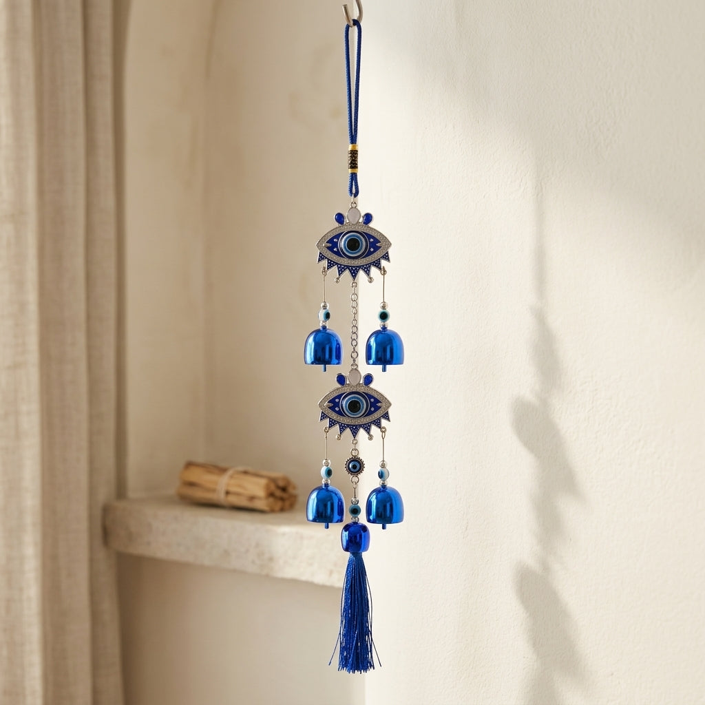 Azure Evil Eye Charm Hanger