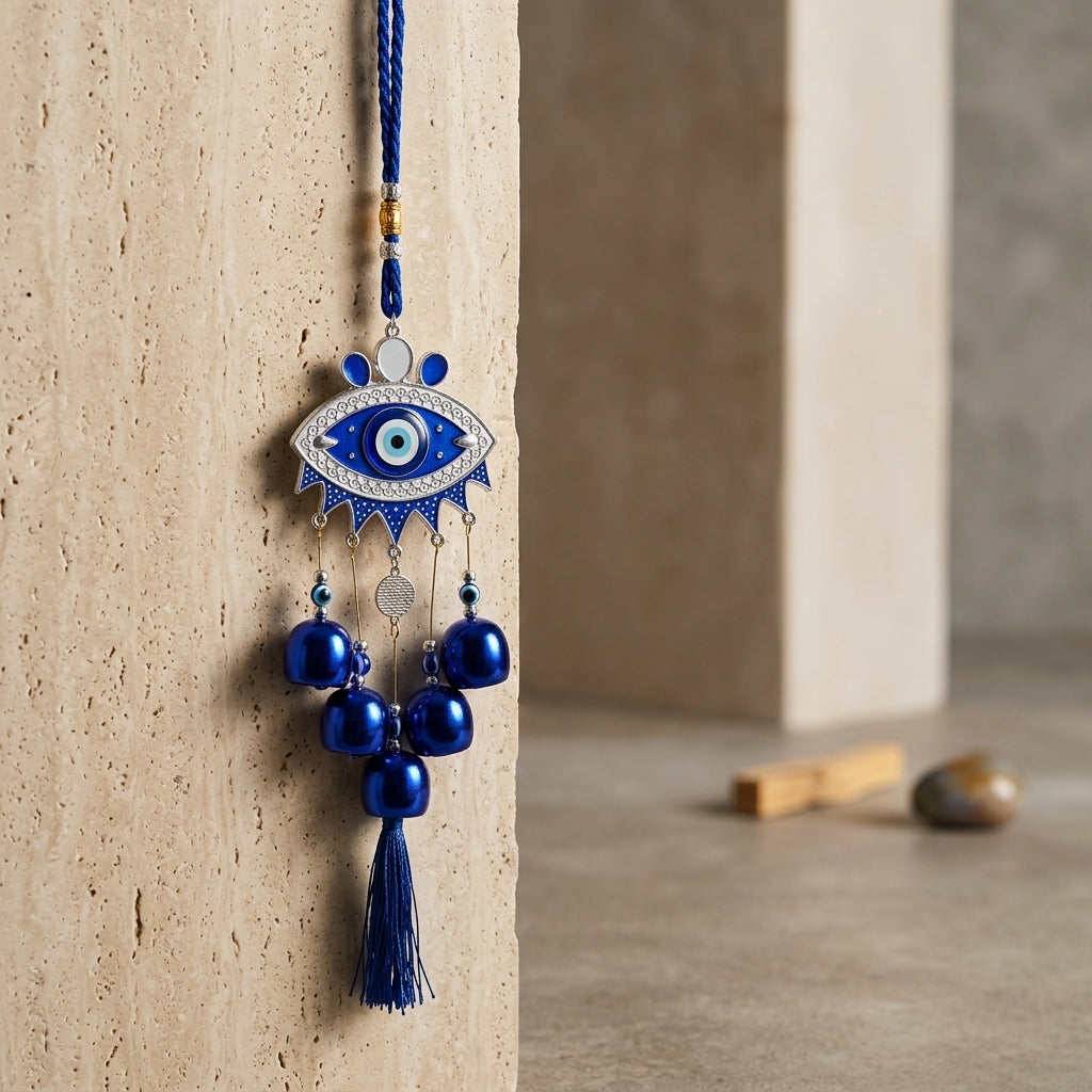 Blue Evil Eye Hanging Charm for Protection