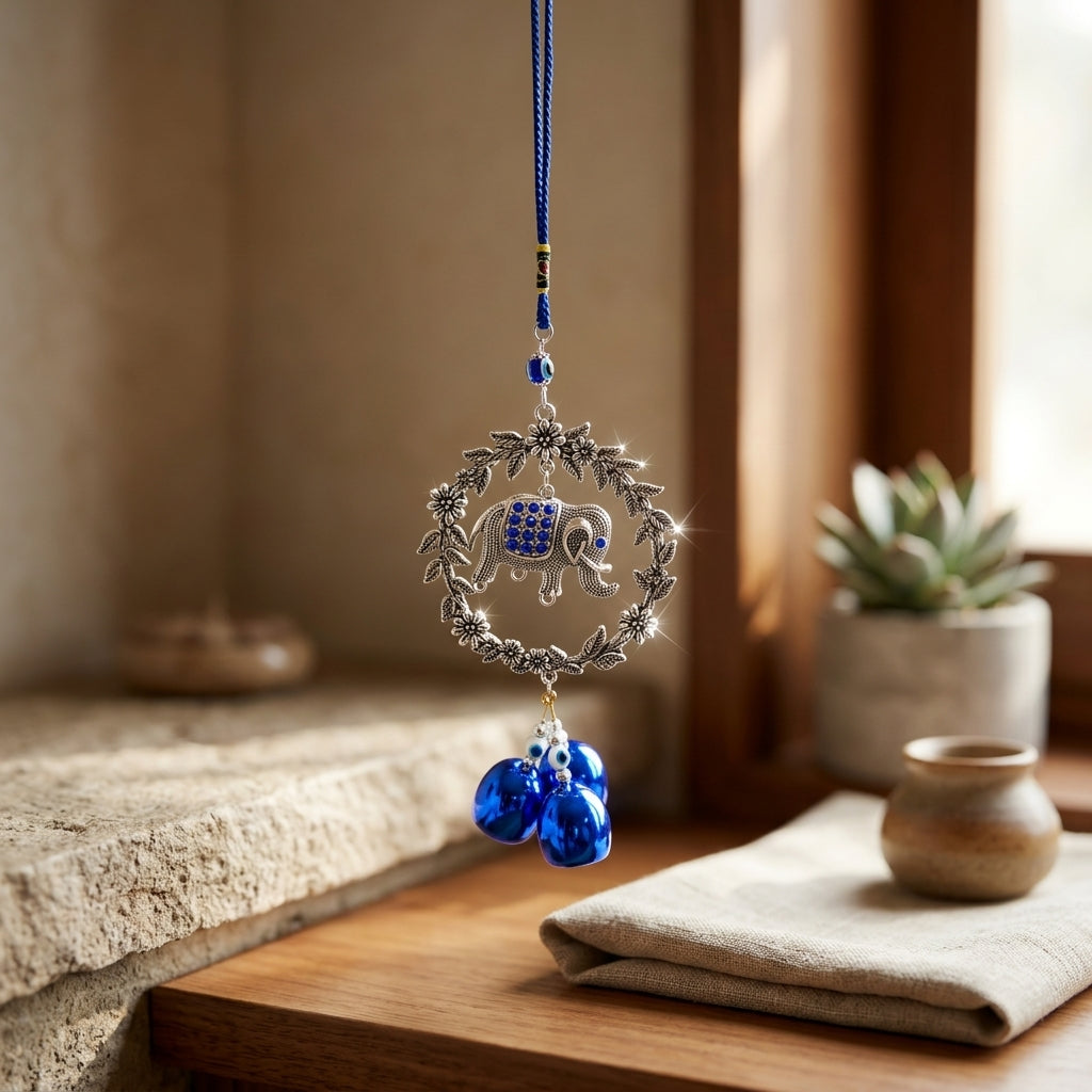 Elephant Hanging Decor for Luck & Protection