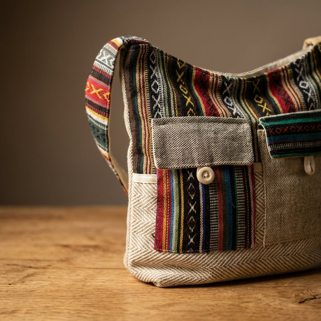 Boho Woven Crossbody Hobo Bag | Eco-Friendly Everyday Shoulder Bag