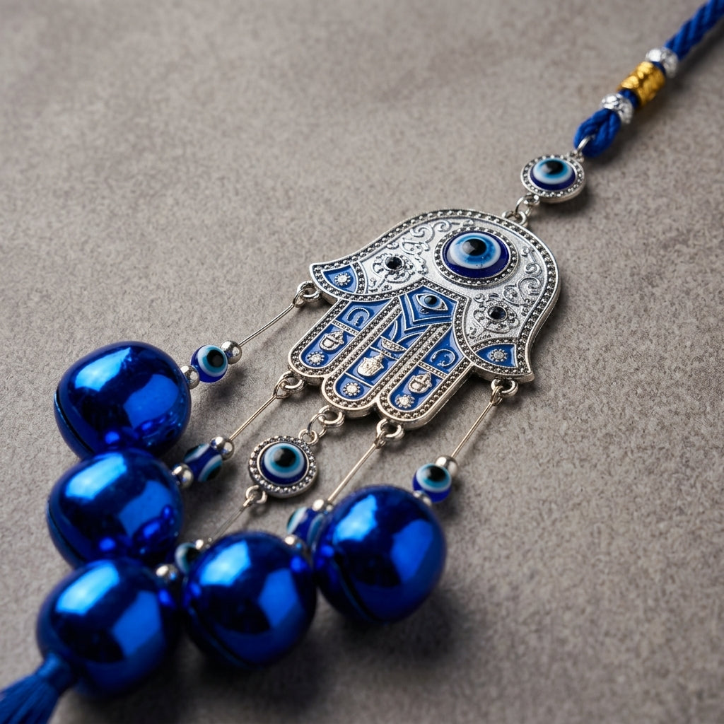 Hamsa Evil Eye Hanging Charm