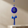 Indigo Evil Eye Wind Bell – Protective Spiritual Hanging Décor