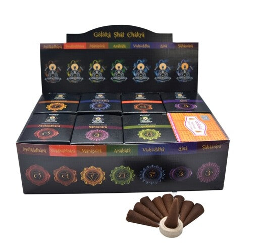 Goloka Chakra 7-In-One Incense Cones